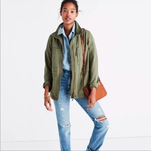 Madewell Fleet Jacket in Desert Olive Green XS